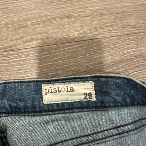 Pistola Distressed Blue Women's Jeans - Picture 3 of 3